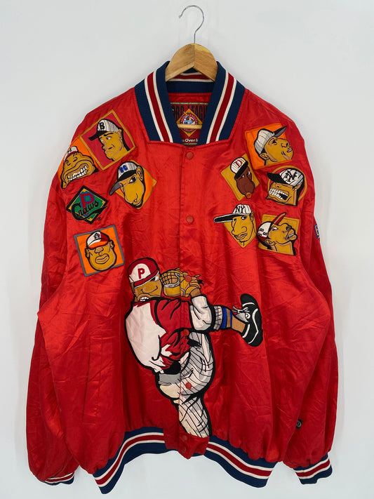 Vintage BASEBALL LEAGUE Size XXXL Jacket  / K7953