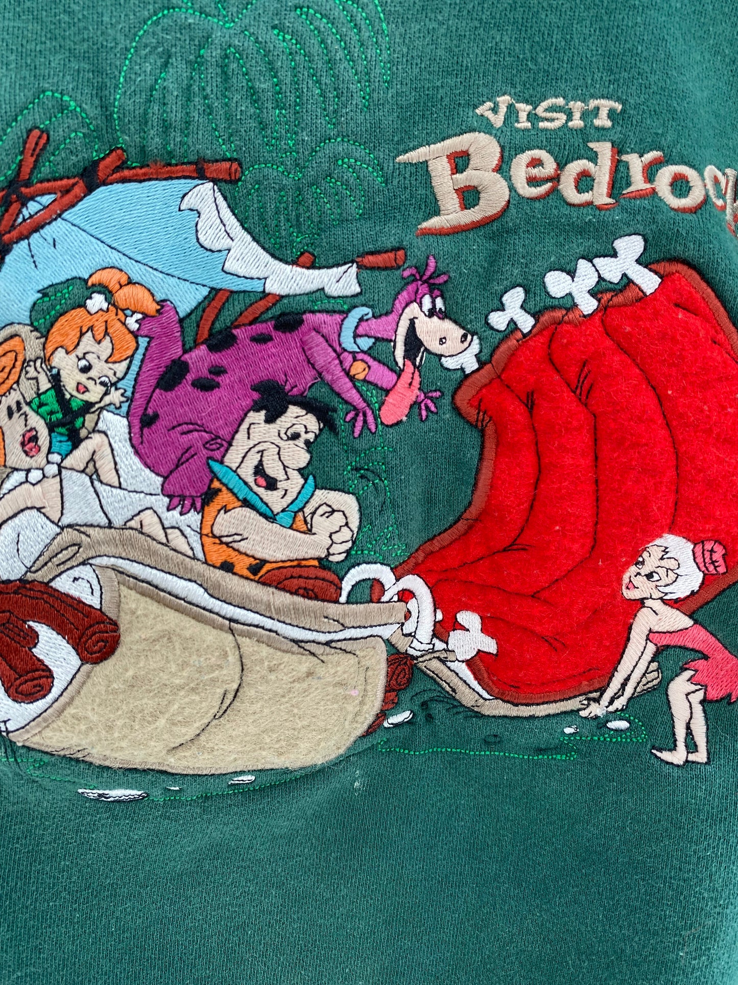 Vintage WARNER BROS BED ROCK Size XL Sweat-shirt / 9627