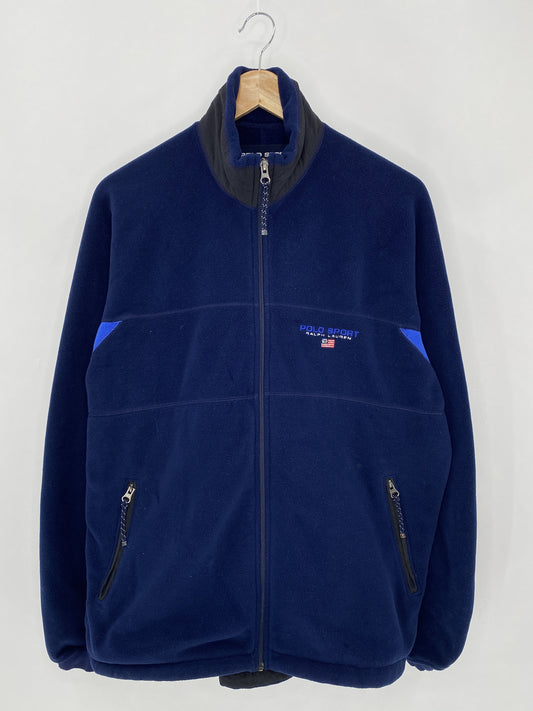 Vintage POLO SPORT Zip Size L Vintage Fleece Jacket  / K5203