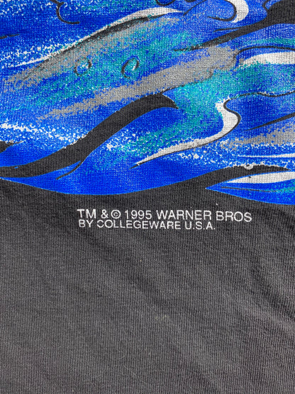 1995 Looney Tunes Daffy Duck Size One Size (Approx.XL-XXL) Vintage T-shirt / K7390