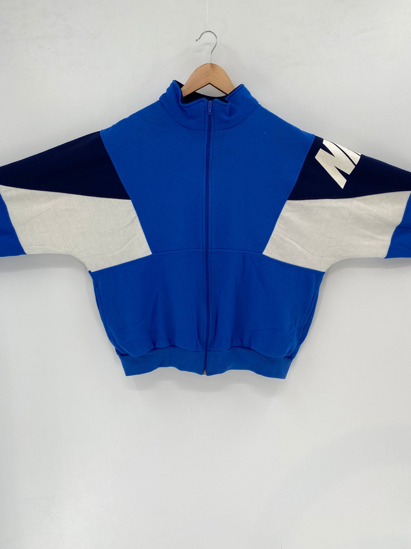 90’s Silver tag NIKE Size L Vintage Zip-up Sweat shirt / K1801