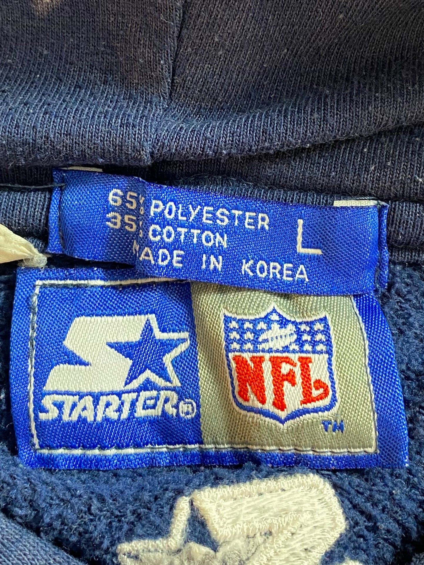 90’s DALLAS COWBOYS Size L Vintage NFL Hoodie Sweat-Shirt / 9426