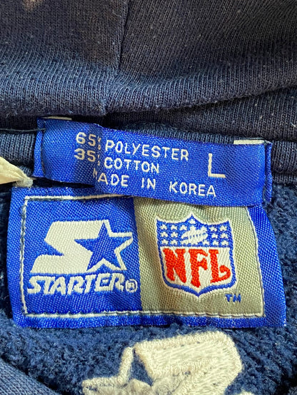90’s DALLAS COWBOYS Size L Vintage NFL Hoodie Sweat-Shirt / 9426