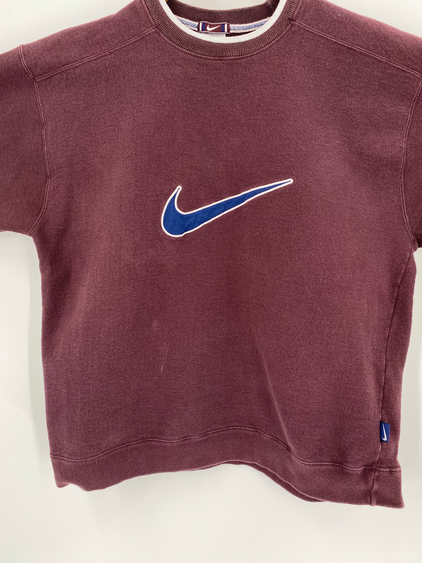 90’s NIKE Big center Logo Made in USA Size M Vintage Sweat-Shirt / 7331