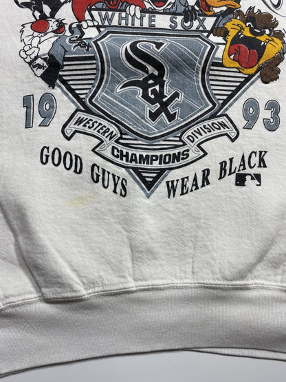 1993' LOONEY TUNES CHICAGO WHITE SOX Size XL Vintage MLB Sweat-shirt / K6054