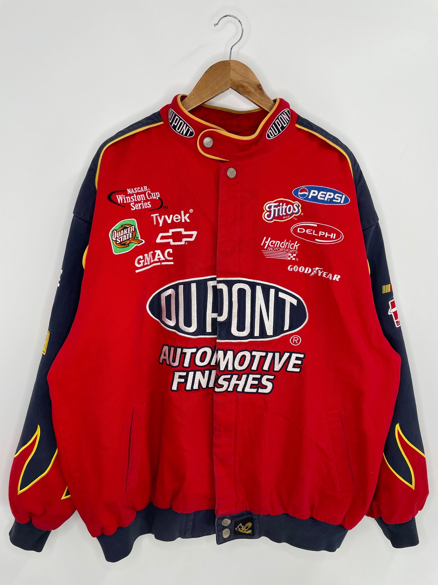 Vintage DUPONT AUTOMOTIVE FINISHES PEPSI Size XXL Racing Jacket / k439