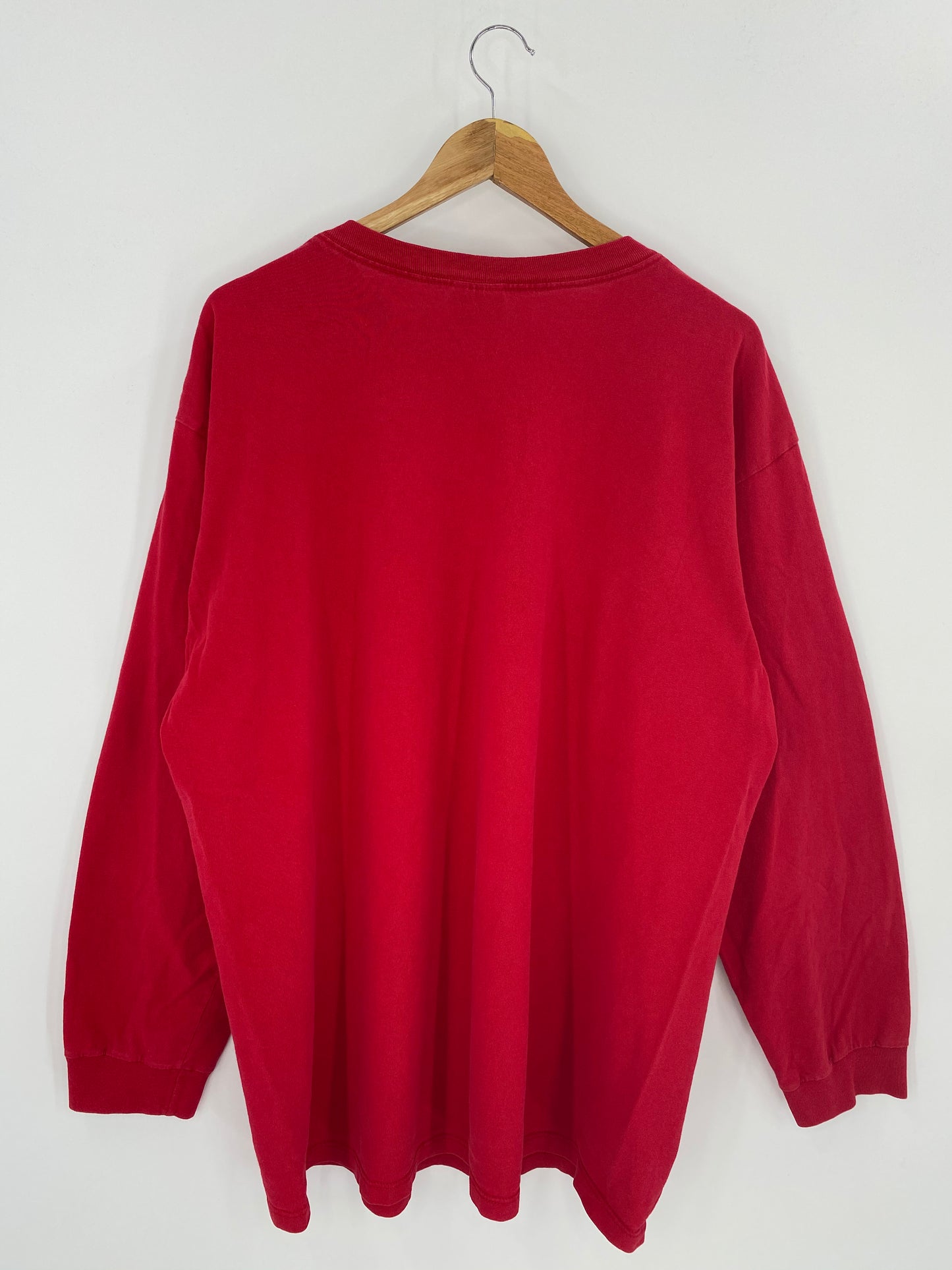 90’s NIKE Center Swoosh Size L Vintage Long Sleeve T-shirt / 8039
