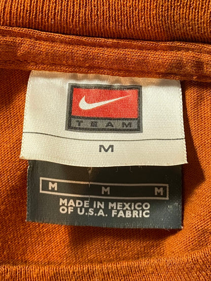 90’s NIKE TEXAS Size M Vintage College T-shirt / K8473