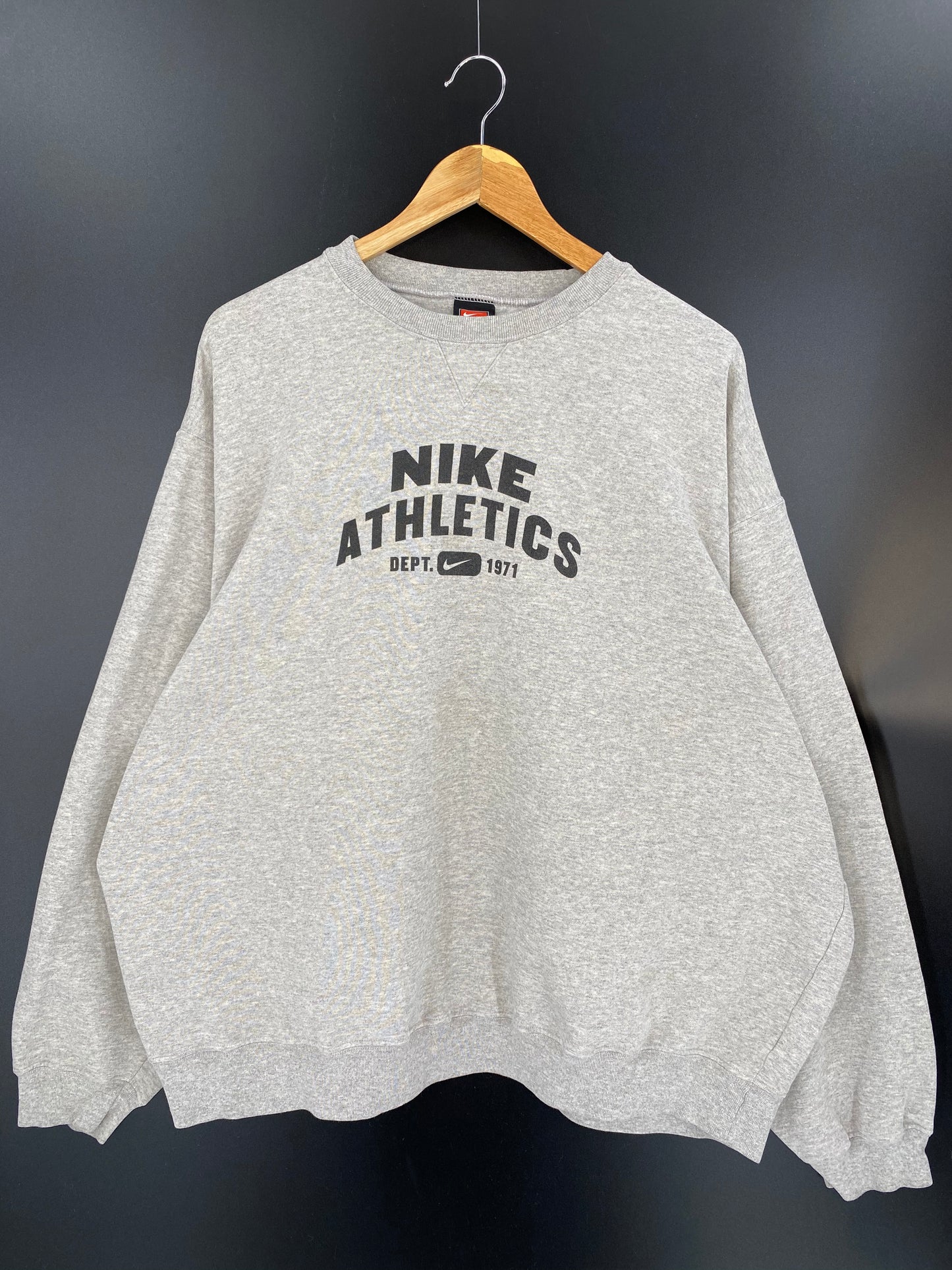 90’s NIKE ATHLETICS Size XXL Vintage Sweat-shirt / 7678