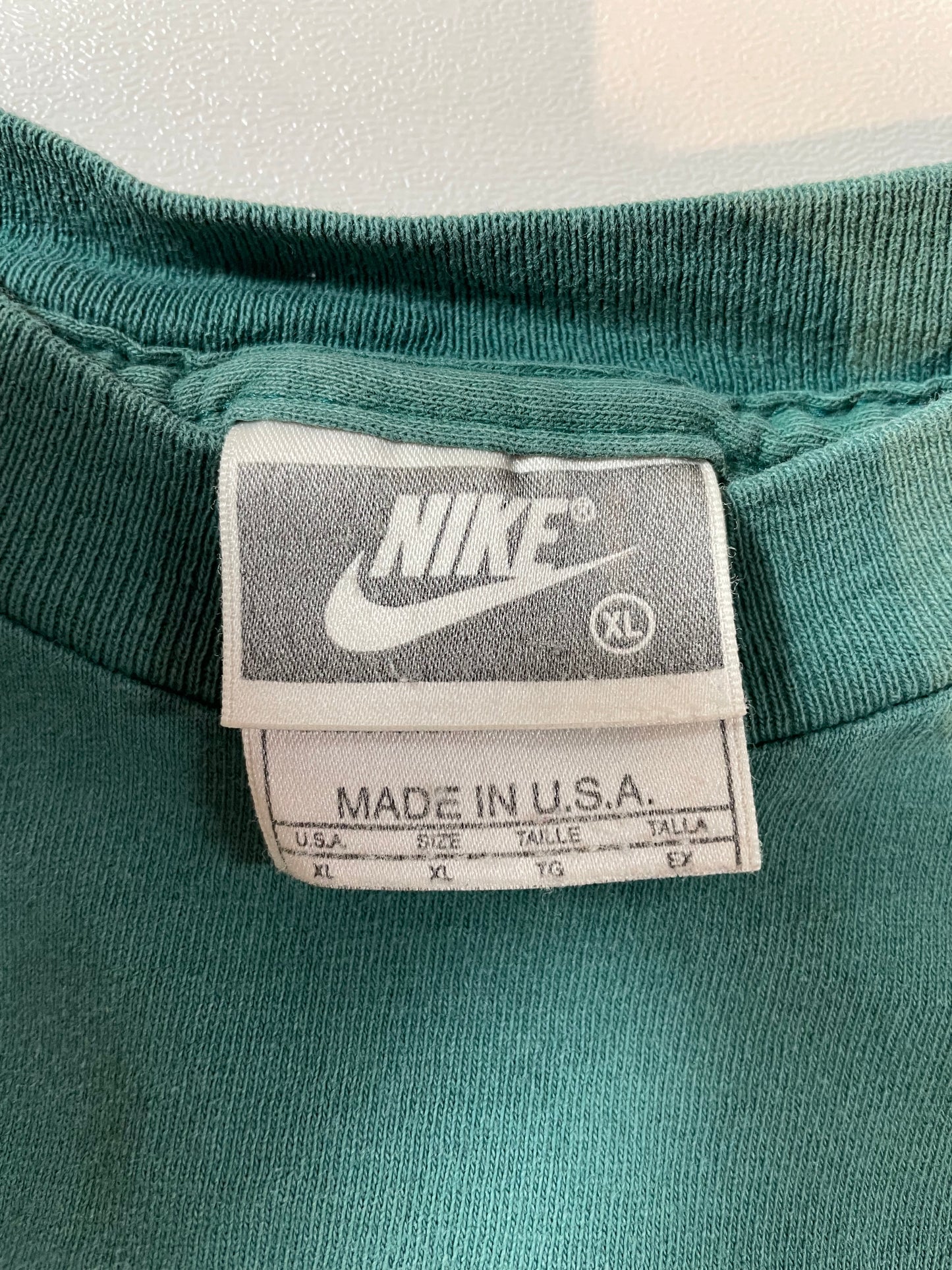 90’s NIKE Made in USA Size XL Vintage T-shirt /  9829