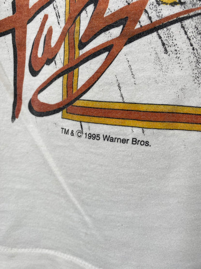 1995 NASCAR x LOONEY TUNES TAZ No tag Approx. Size XL Vintage Racing T-Shirt / K1953