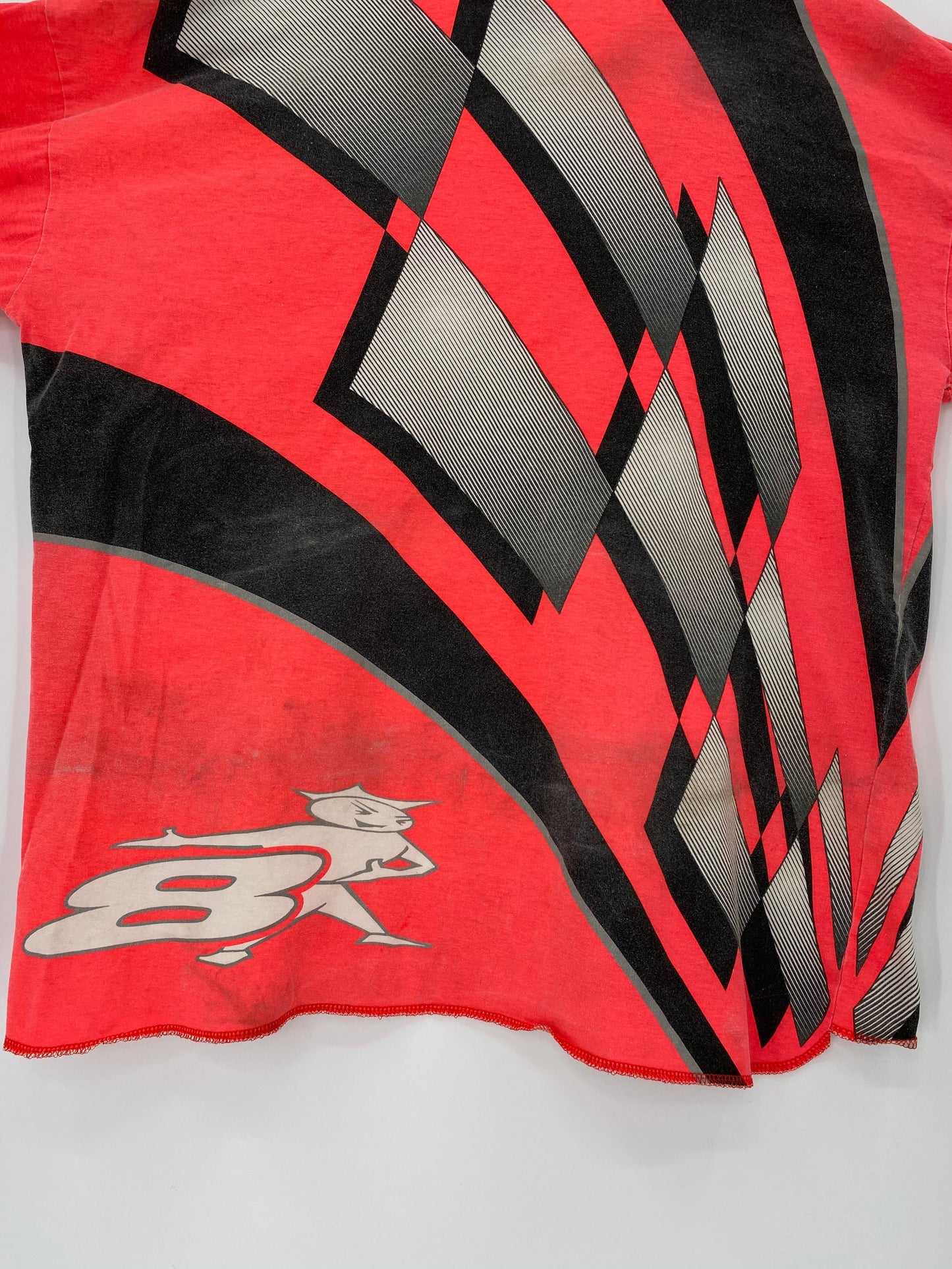 00' DYEMAX Size XXL Vintage Long Sleeve Racing T-Shirt / E641