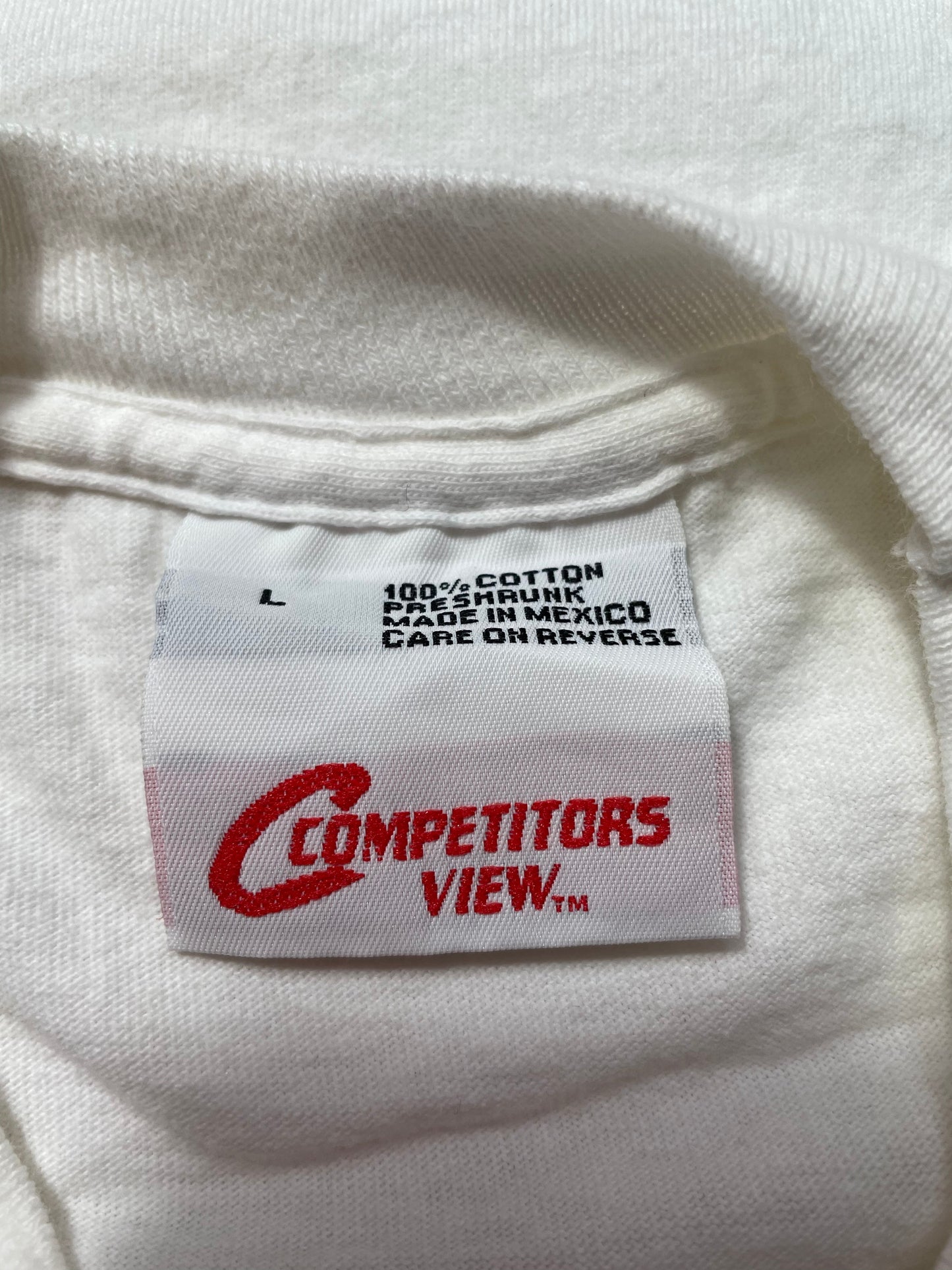 1997 NASCAR DU PONT CHROMA PREMIER RACING Size L Vintage Racing T-shirt / A5823