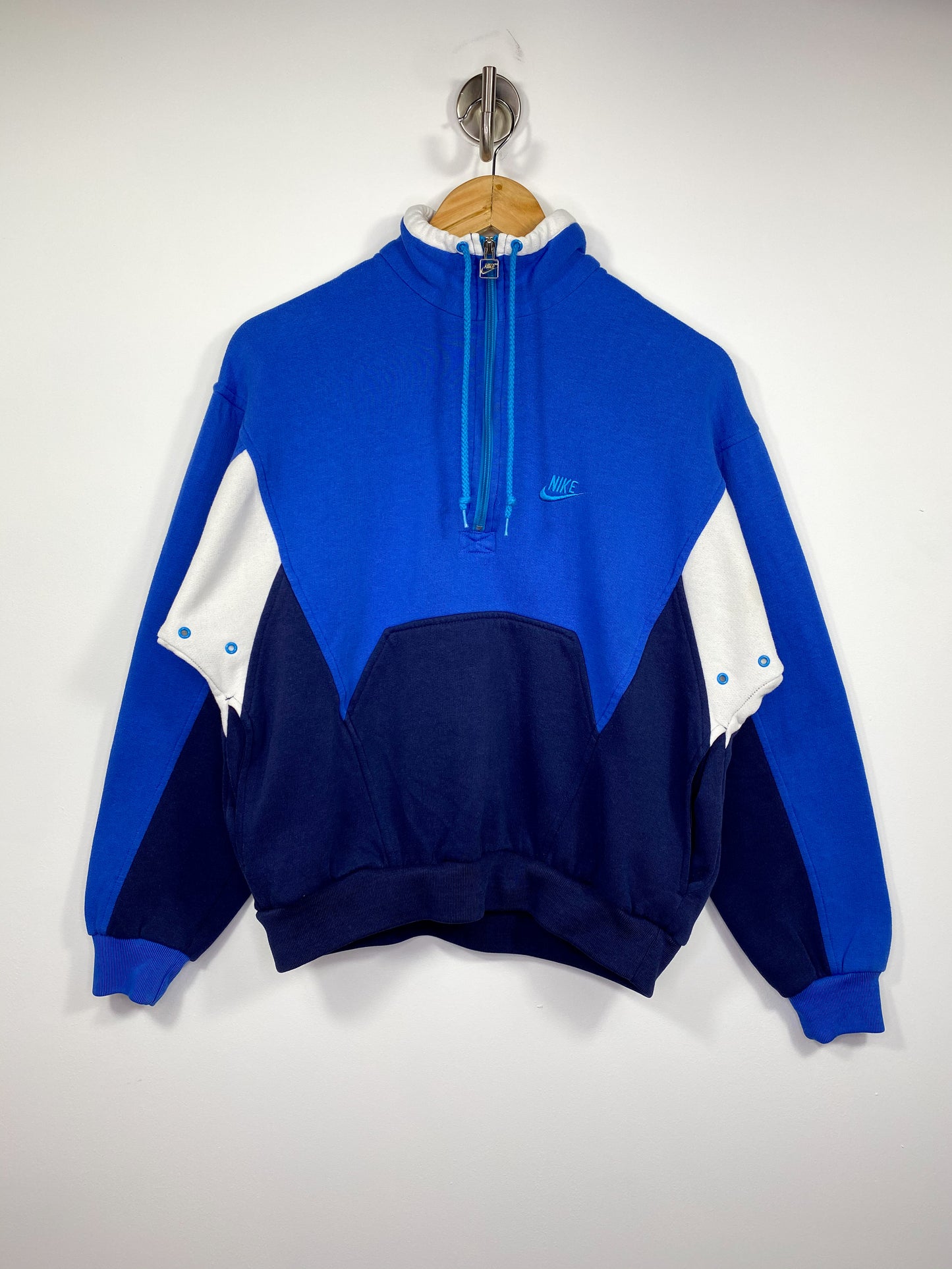90’s Nike Silver Tag Half-Zip Vintage Sweat-Shirt / 4524