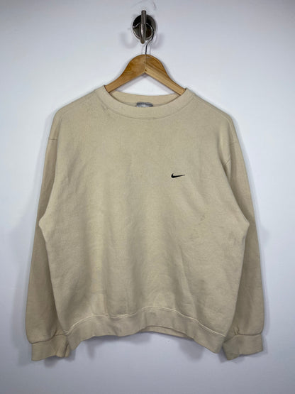90’s NIKE Mini Swoosh Made in USA Size M Vintage Sweat-Shirt / 5306
