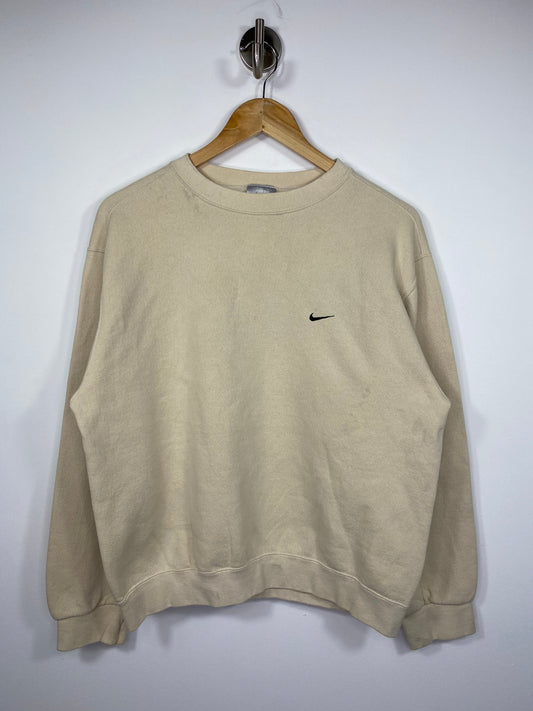90’s NIKE Mini Swoosh Made in USA Size M Vintage Sweat-Shirt / 5306