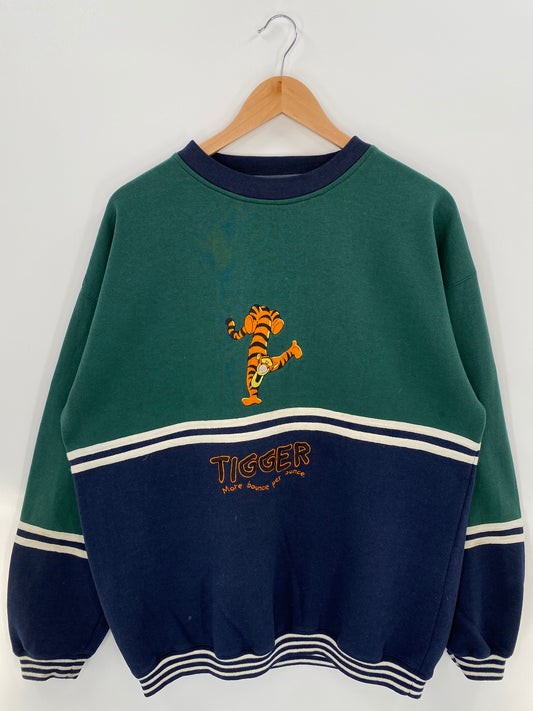 00' DISNEY TIGGER Size XL Vintage Sweat-shirt / K3128