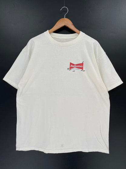 1995 BUDWEISER Size No Tag (Approx.XL) Vintage T-Shirt / A2150
