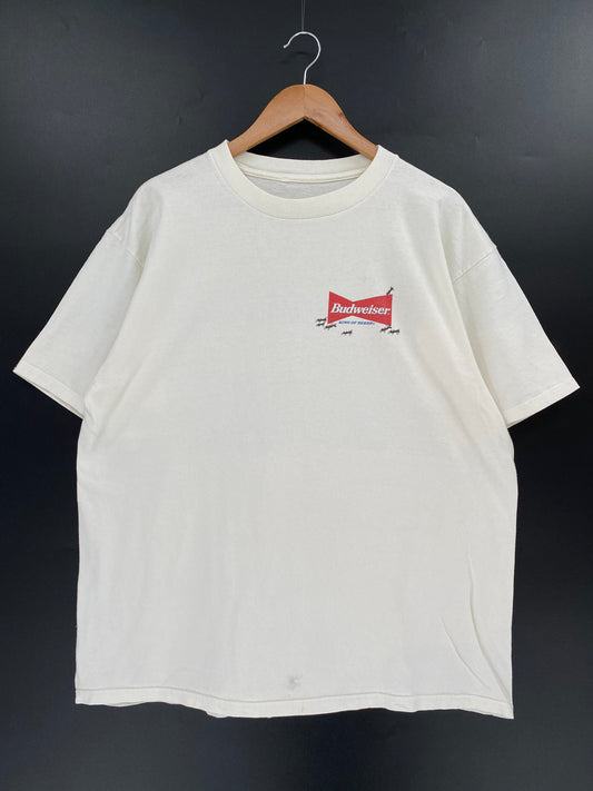 1995 BUDWEISER Size No Tag (Approx.XL) Vintage T-Shirt / A2150