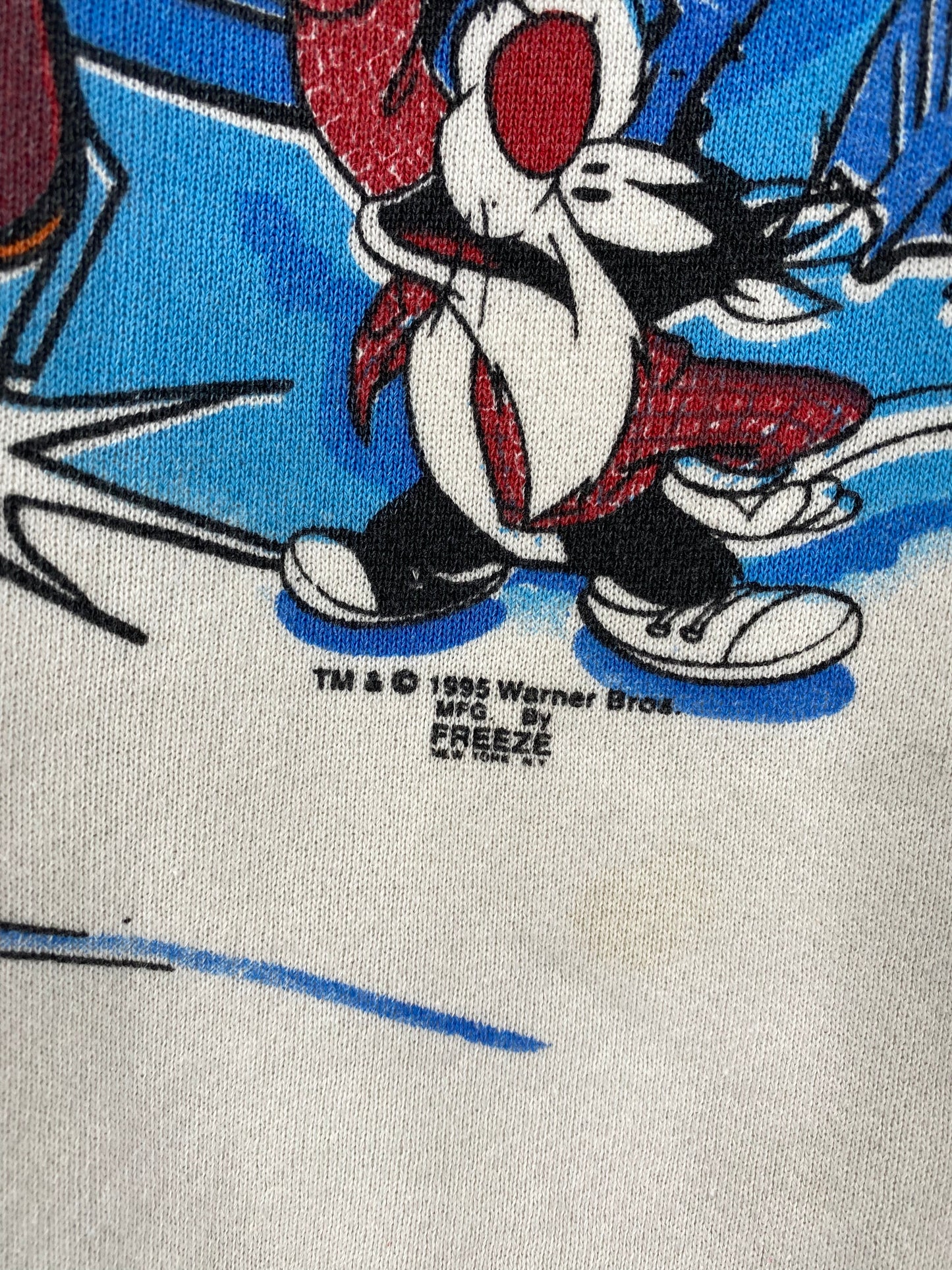 1995 LOONEY TUNES Made in USA Size XL Vintage Sweat-shirt / A5024