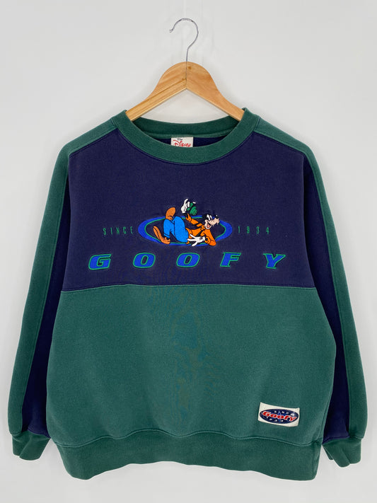 00' DISNEY GOOFY Size M Vintage Sweat-shirt / 6506
