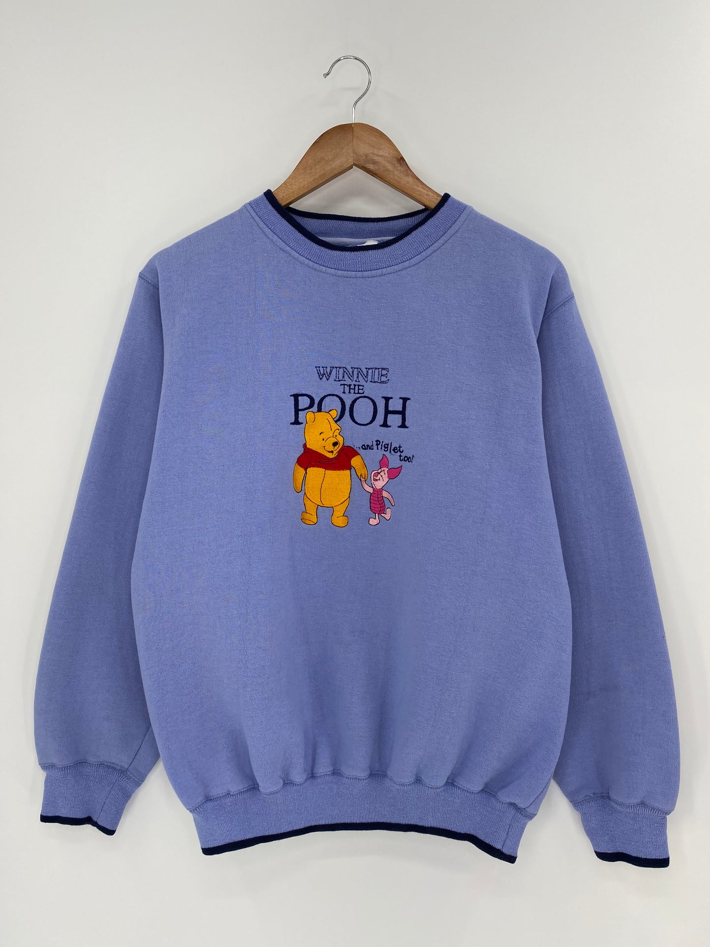 00' DISNEY POOH Size L Vintage Sweat-shirt / 8676