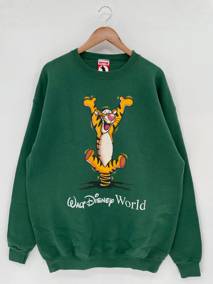 90’s DISNEY TIGGER Made in USA Size XXL Vintage Sweat-shirt / A2740