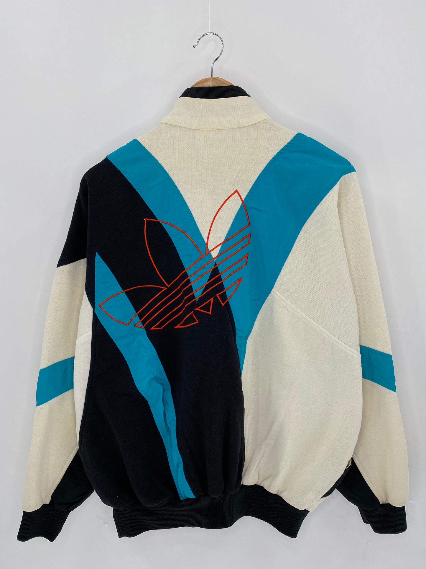 90's ADIDAS Half-Zip Size M Vintage Sweat-shirt  / 6099