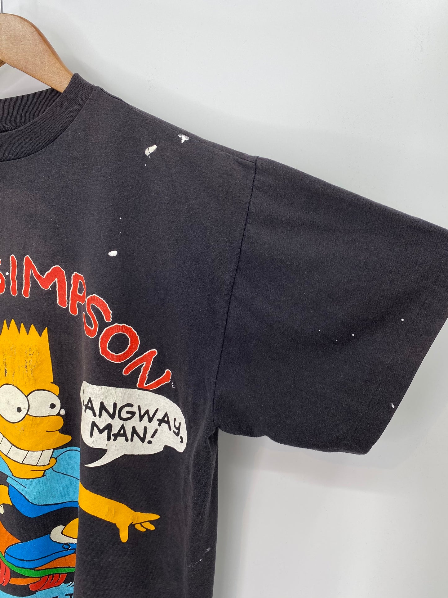 1990 SIMPSON BART Size No Tag (Approx.XL) Vintage T-Shirt / 8050