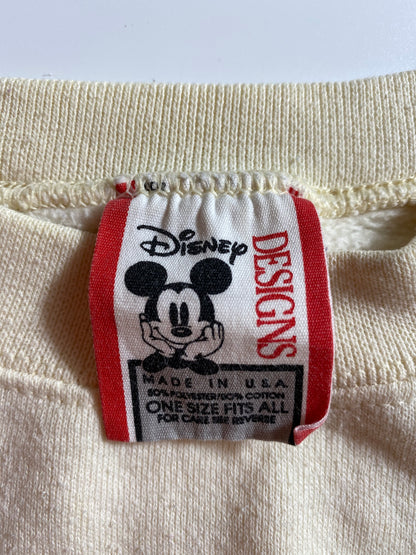90’s DISNEY MICKEY 40 years of Adventure Made in USA Size One Size (Approx. XL) Vintage Sweat-shirt / 8753