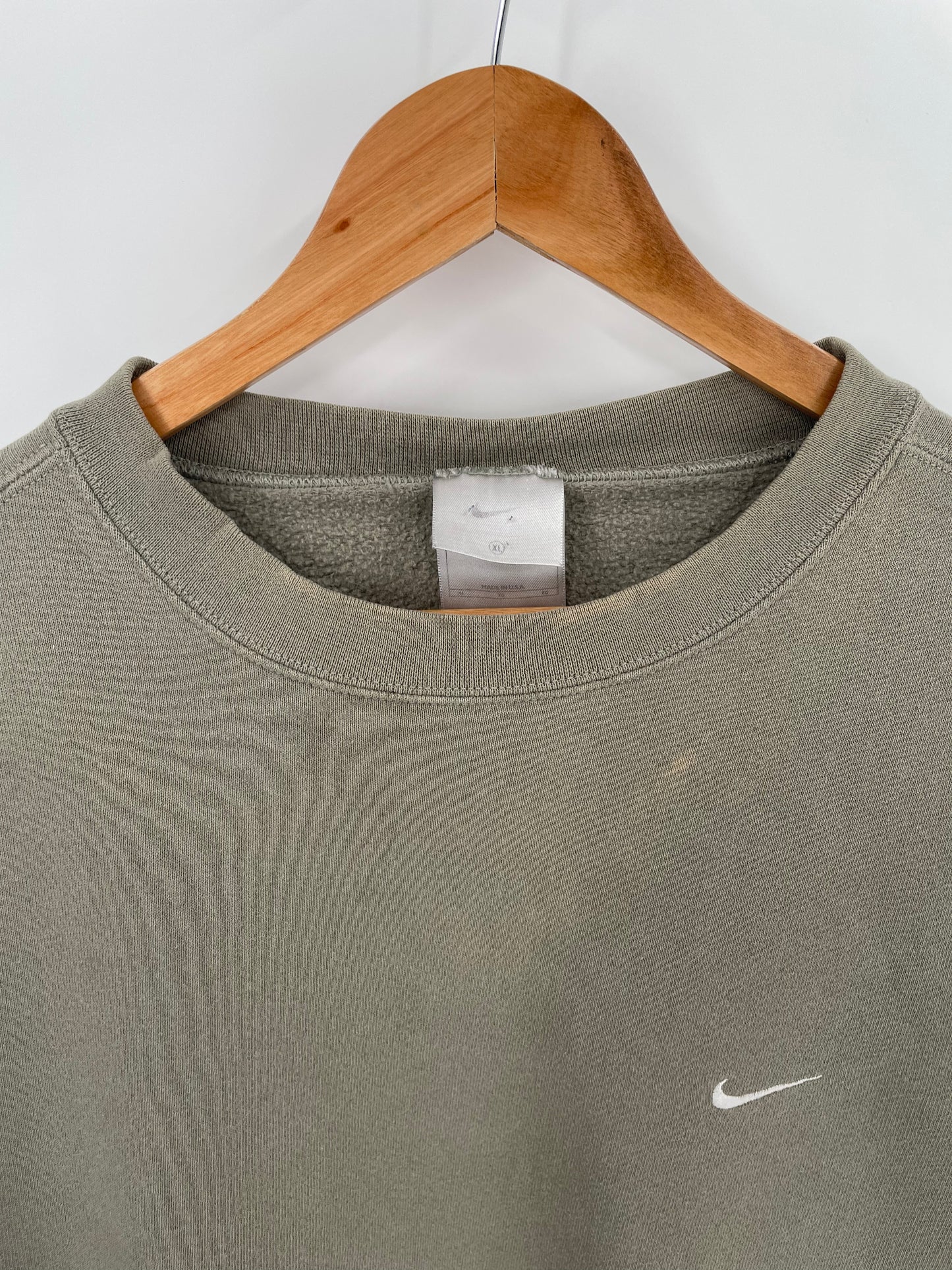 90’s NIKE MINI SWOOSH Made in USA Size XL Vintage Sweat-shirt / K73