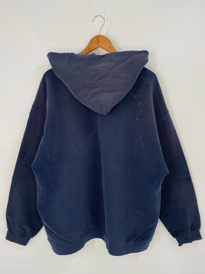 90’s NIKE MINI SWOOSH Made in USA Size XL Vintage Hoodie Sweat-Shirt / K3948