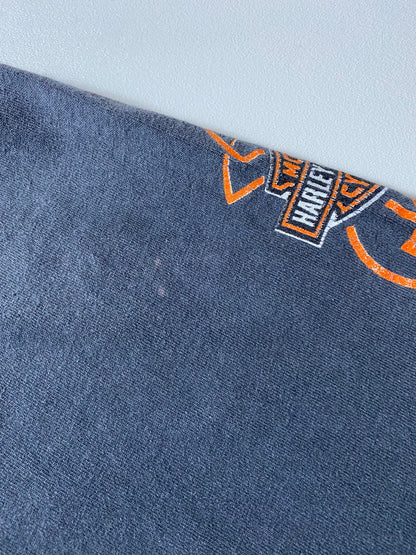 90’s HARLEY DAVIDSON Size No Tag (Approx.M) Long sleeve T-shirt / K3537