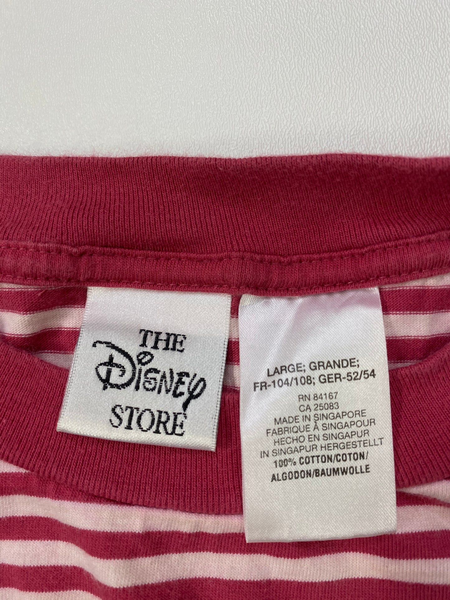 00' DISNEY PIGLET Size L Vintage  T-Shirts / 6197