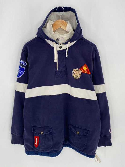 POLO Ski Patrol RALPH LAUREN Size XXL Vintage Hoodie Sweat-shirt / 7090