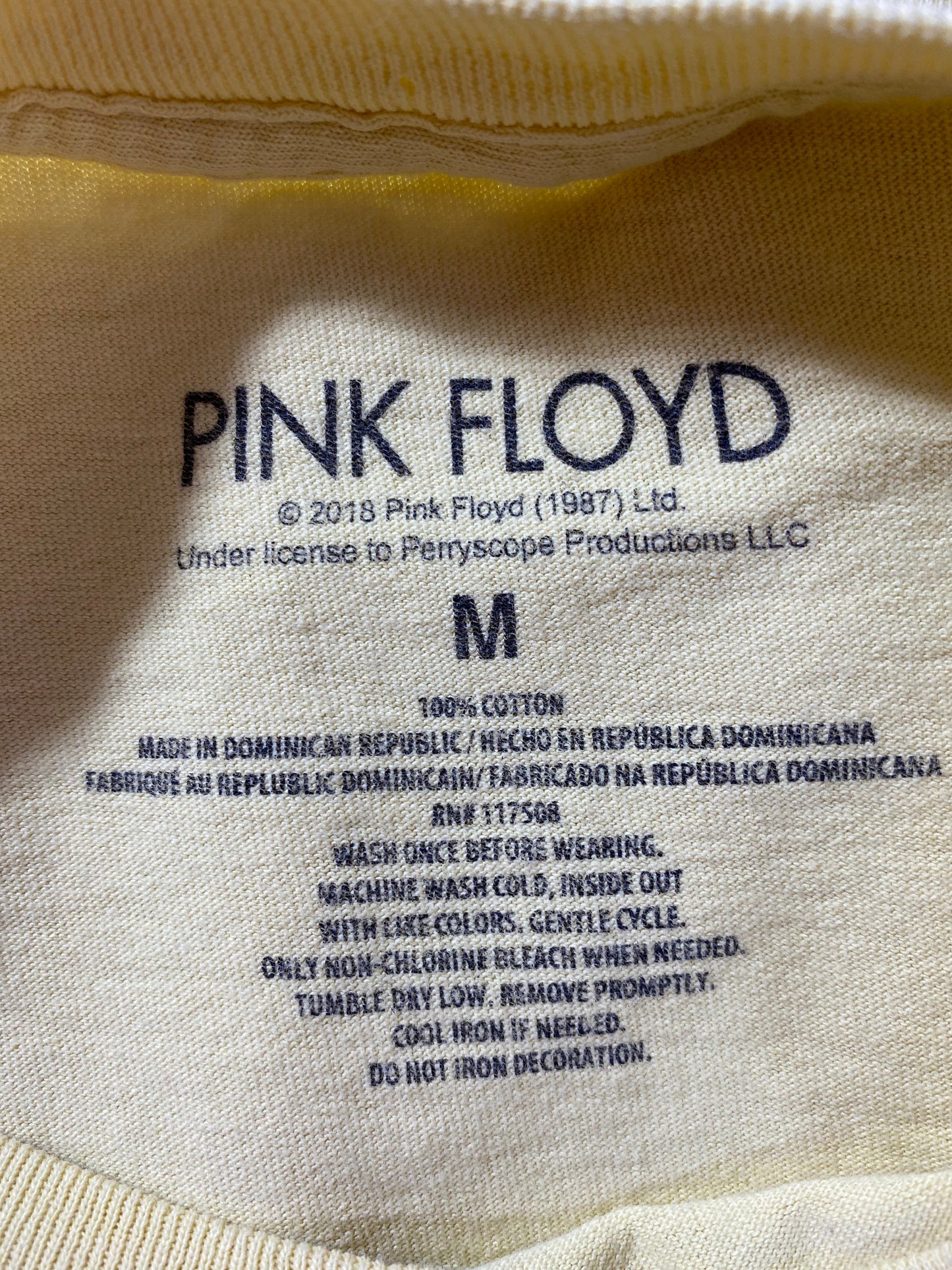 Vintage PINK FLOYD Size M T-Shirt/ A2089