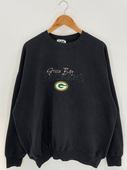 90’s GREEN BAY PACKERS Made in USA Size XL NFL Sweat-Shirt /  k2791