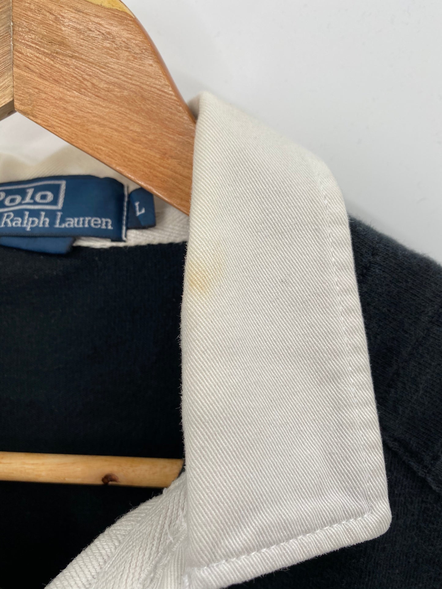 Vintage Polo Ralph Lauren Size L Long Sleeve Rugby Shirt / 8263