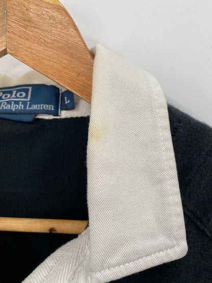 Vintage Polo Ralph Lauren Size L Long Sleeve Rugby Shirt / 8263