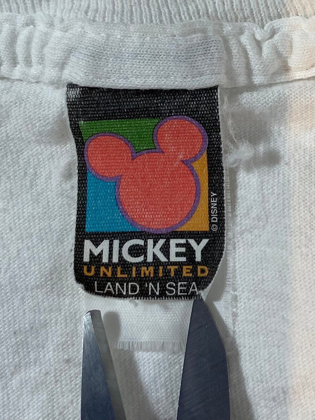 90’s DISNEY MICKEY Size No Tag (Approx. XL) T-Shirt / A9174