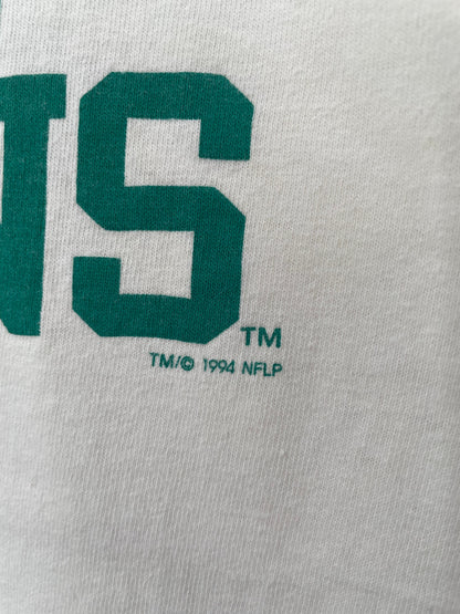 1994 MIAMI DOLPHINS x Champion (No tag) Approx. Size L Vintage NFL T-shirt / A6119