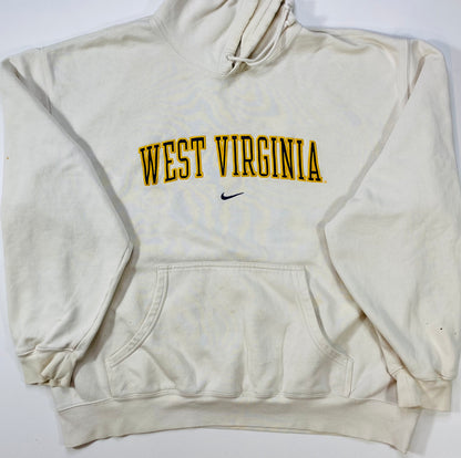 90's NIKE WEST VIRGINIA Size XL Vintage Hoodie Sweat-shirt  / 6130