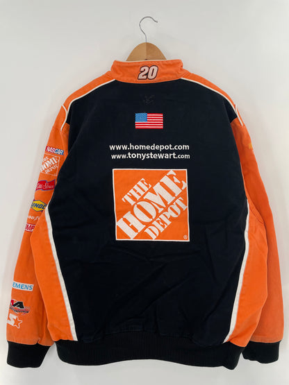 Vintage NASCAR x THE HOME DEPOT Size XL Racing Jacket / k2372