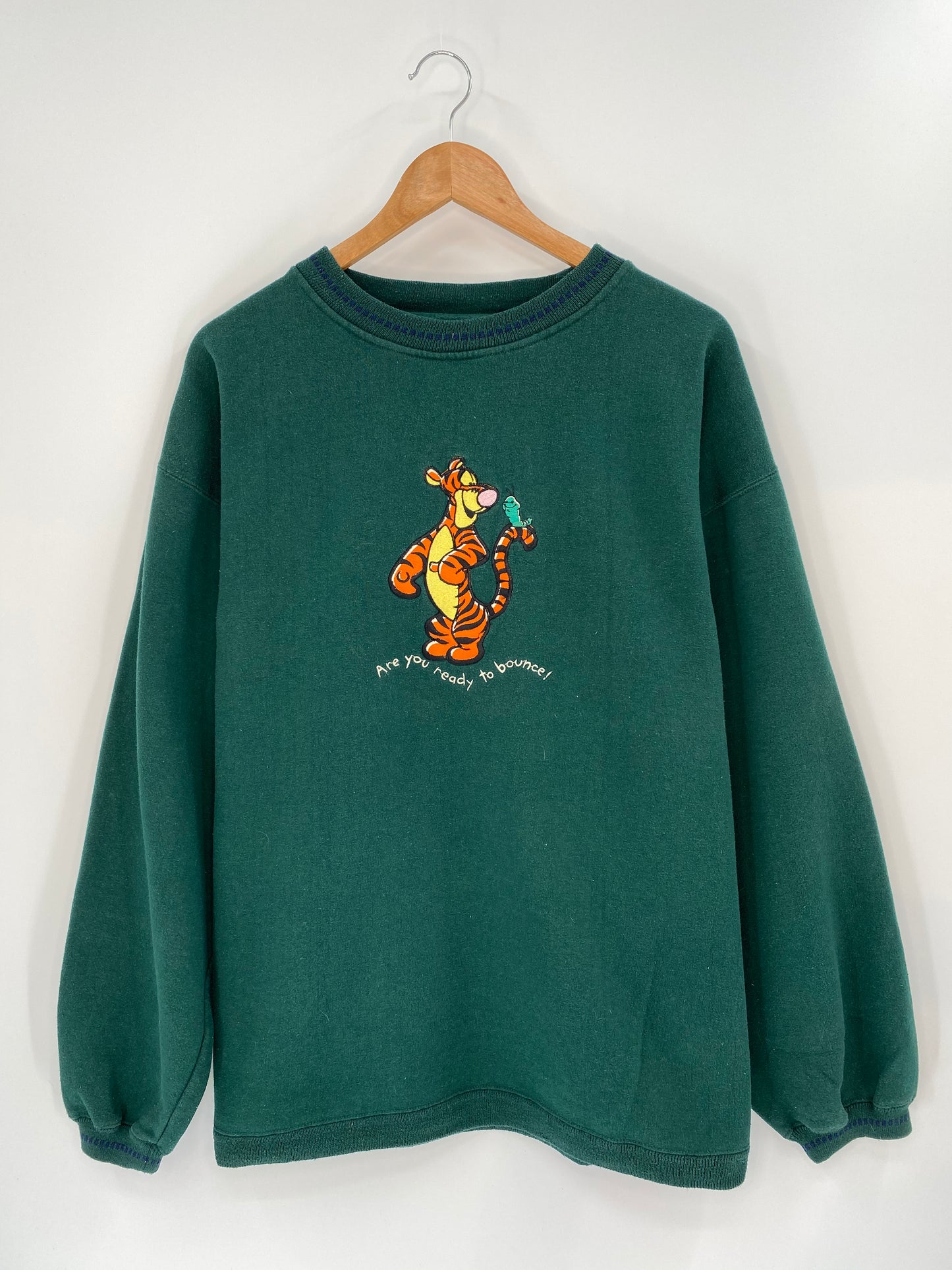 00' DISNEY TIGGER Size XL Vintage Sweat-shirt / 9190