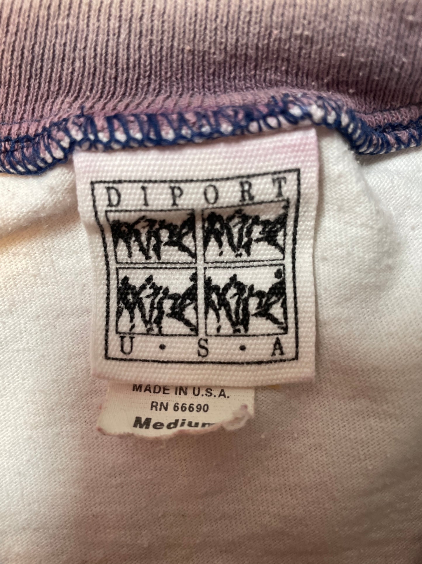 90's DISNEY TOUR THE WORLD Made in USA Size M Vintage T-Shirt  / k2775