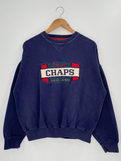 90's CHAPS RALPH LAUREN Size M Vintage Sweat-Shirt / 9359