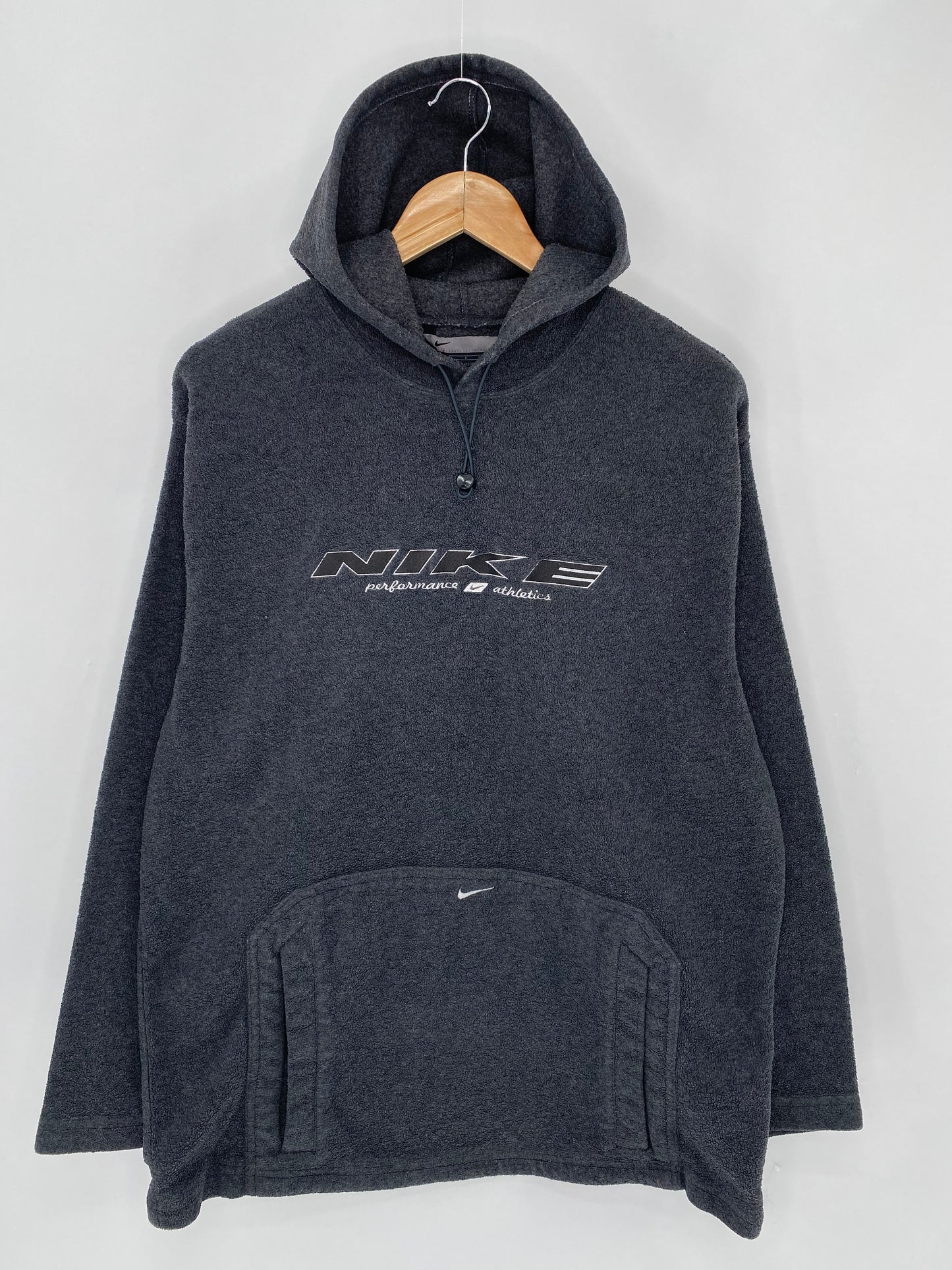 00' NIKE ATHLETICS Size L Vintage Hoodie Fleece / 6022