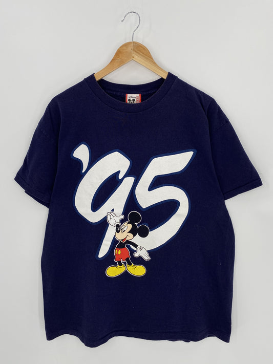 90’s DISNEY MICKEY Made in USA Size L-XL Vintage  T-Shirt/ K5731