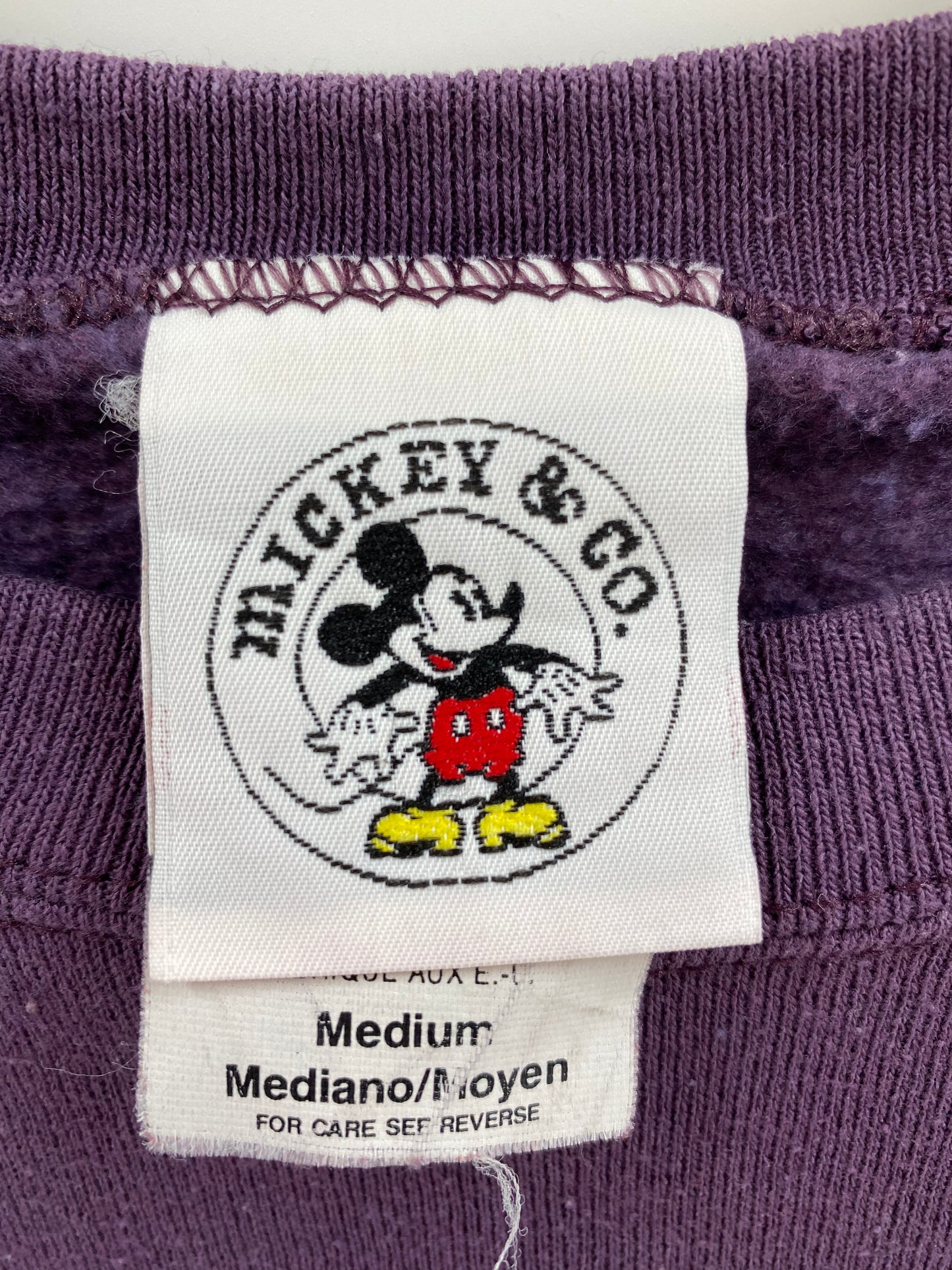 90's DISNEY MICKEY Made in USA Size M Vintage Sweat-shirt / K3331