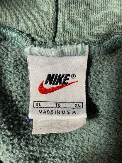 90's NIKE CENTER SWOOSH Made in USA Size XL Vintage Hoodie Sweat-Shirts / K3693